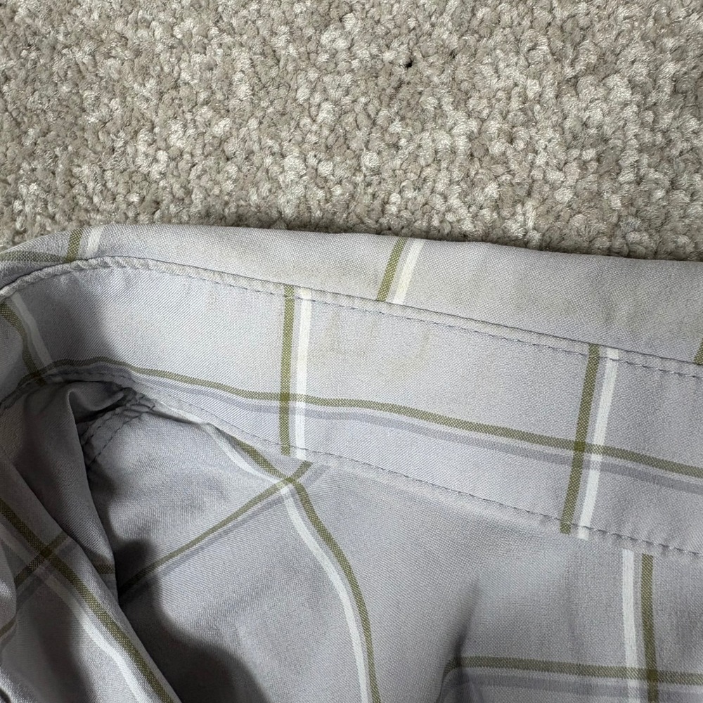 Arcteryx Womens XS Gray Plaid Long Sleeve Button Down Hiking Shirt Logo - Picture 10 of 12